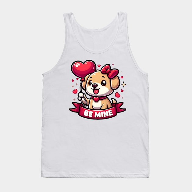 Valentine's Cartoon Delights T-Shirt Tank Top by ragil_studio